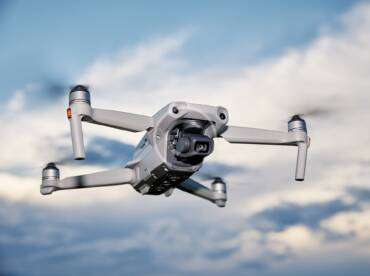 Using drones to watch the sky and weather changes